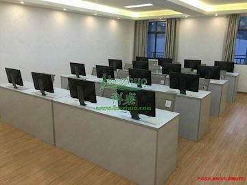 科桌K18电动升降电脑桌 自动升降器 显示屏升降会议桌 部队升降电脑桌