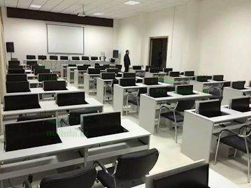 多媒体电教室 翻转桌 学生桌电脑桌